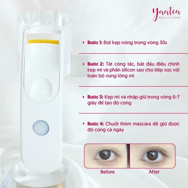 Bấm Mi Fillimilli Heating Eyelash Curler (Usb Type) - Image 6