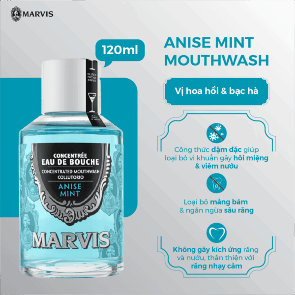 Nước Súc Miệng Marvis 120ml