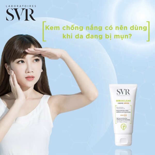KCN SVR Sebiaclear Crème SPF 50 50ml CT - Image 4