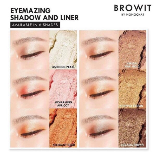 Bút Kẻ Mắt + Nhũ Mắt Nong Chat - Image 3