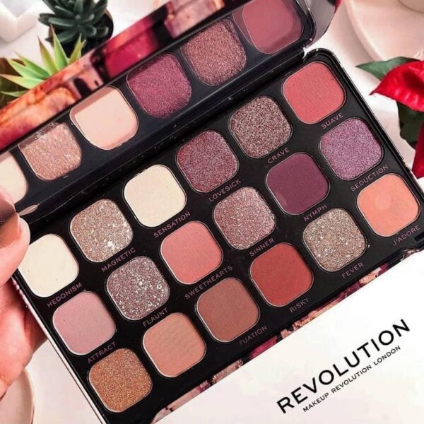 Bảng Phấn Mắt 18 Ô Revolution Forever Flawless Eye Shadow Palette Allure - Image 7