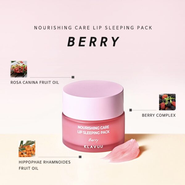 Mặt Nạ Môi Klavuu Nourishing Care Lip Sleeping Pack 20ML - Image 7