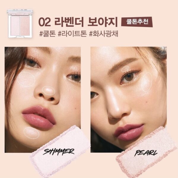 Phấn Bắt Sáng Clio Prism Highlighter Duo - Image 11