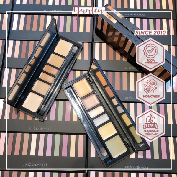 Bảng Che Khuyết Điểm Jung Saem Mool Artist Concealer Palette - Image 7