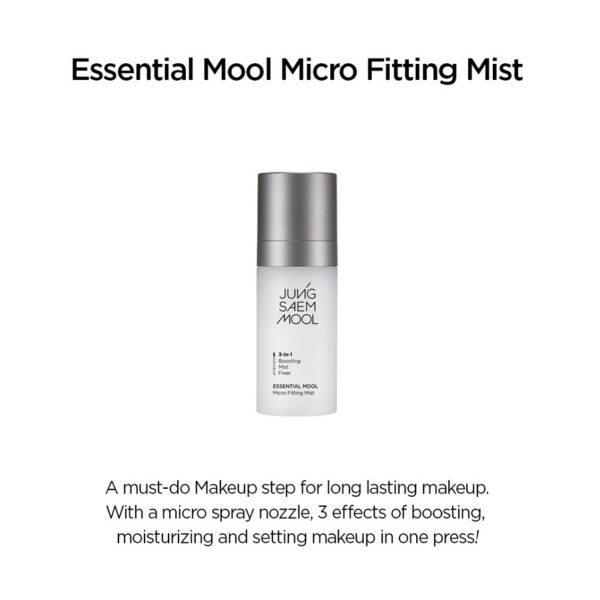 Xịt Khoáng Jung Saem Mool 3-in-1 Essential Mool Micro Fitting Mist - Image 2