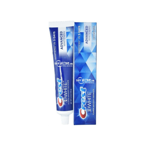 Kem Đánh Răng Crest 3D Advanced Whitening 147G