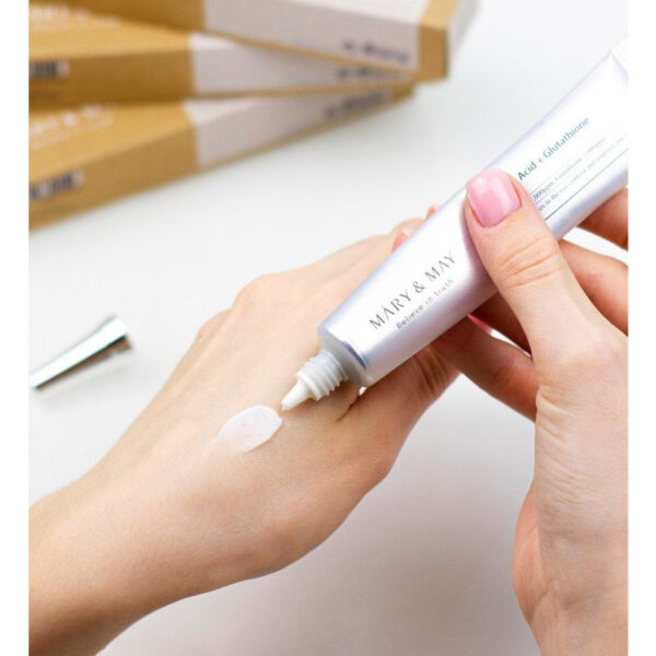 Kem Mắt Mary & May Tranexamic Acid + Glutathione Eye Cream - Image 6