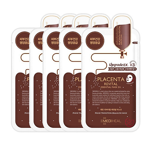 Mặt Nạ Mediheal Placenta Revital Essential Mask EX 5 Miếng