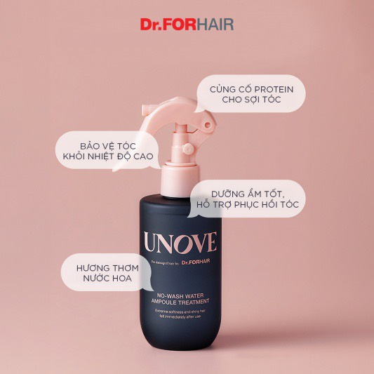 Xịt Dưỡng Tóc Dr. Forhair UNOVE No-Wash Water Ampoule Treatment 200ml - Image 5