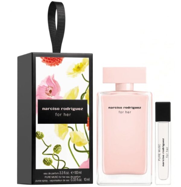 Set Nước Hoa Narciso For Her EDP 100ml + Narciso For Her Pure Musc 10ml