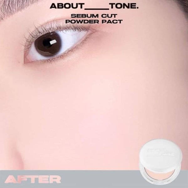 Phấn Phủ About Tone Sebum Cut Powder Pact - Image 7