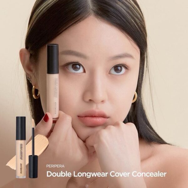Che Khuyết Điểm Peripera Double Longwear Cover Concealer - Image 5