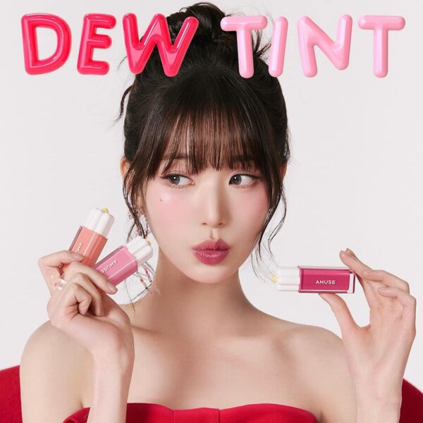 Son Bóng Amuse Dew Tint Hoa Cúc 4g - Image 7