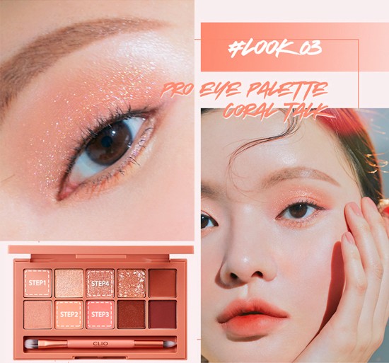 Bảng Mắt Clio Pro Eye Coral Talk - Image 4