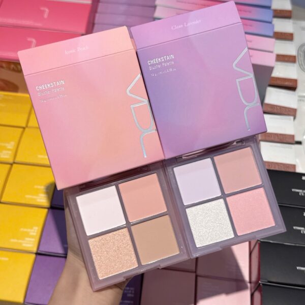 Má hồng VDL Cheekstain Blusher Palette 4 ô - Image 8