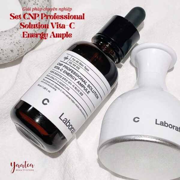 Serum CNP Professional Solution Vita-C Energy Ample 50ml + Thanh lăn - Image 6