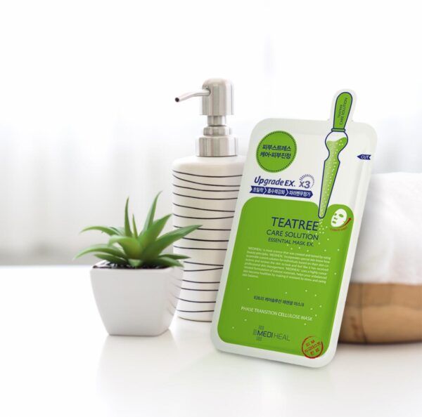 Mặt Nạ Mediheal Teatree Care Solution Essential Mask EX 5 Miếng - Image 3