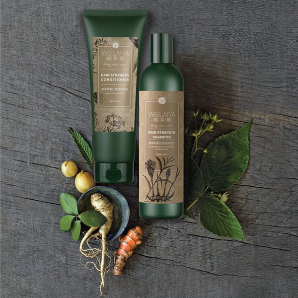 Cặp Gội Xả Weilaiya - Zingiber Nâu - Image 3