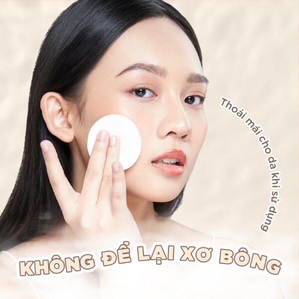 Bông tẩy trang Horus Beauty Tools Soft Cotton Pads 120 miếng - Image 6