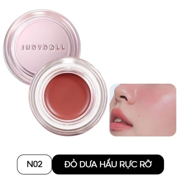 Son Môi & Má Hồng Judydoll Watery Multiuse Color Balm 6g - Image 12