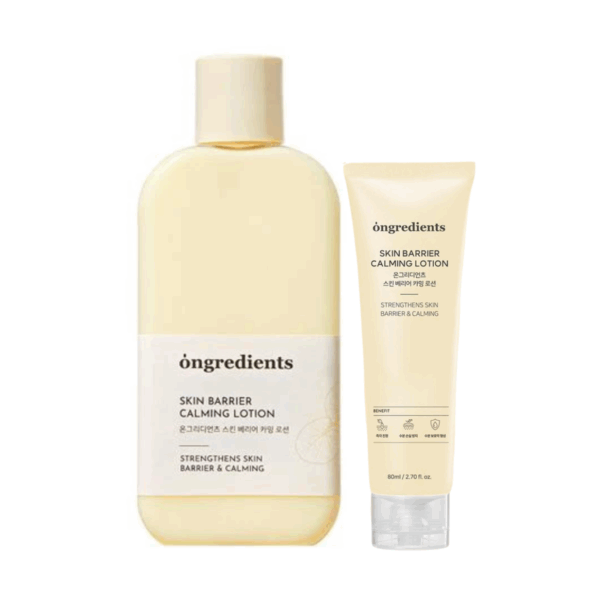 Set 2 chai Lotion Ongredients Skin Barrier Calming 220ml + 80ml