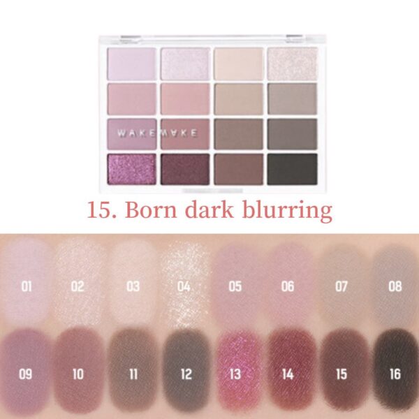 Bảng Mắt WakeMake Soft Blurring 16 Ô 14G - Image 9