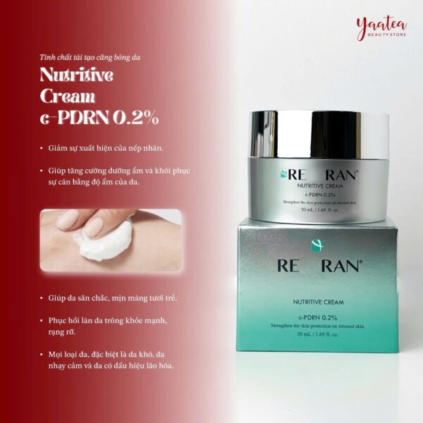Kem Dưỡng REJURAN Nutritive Cream c-PDRN 0.2% 50ml - Image 3