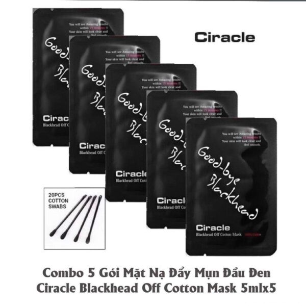 Set 5 Miếng Đẩy Mụn Bye Bye Black Head Ciracle - Image 3