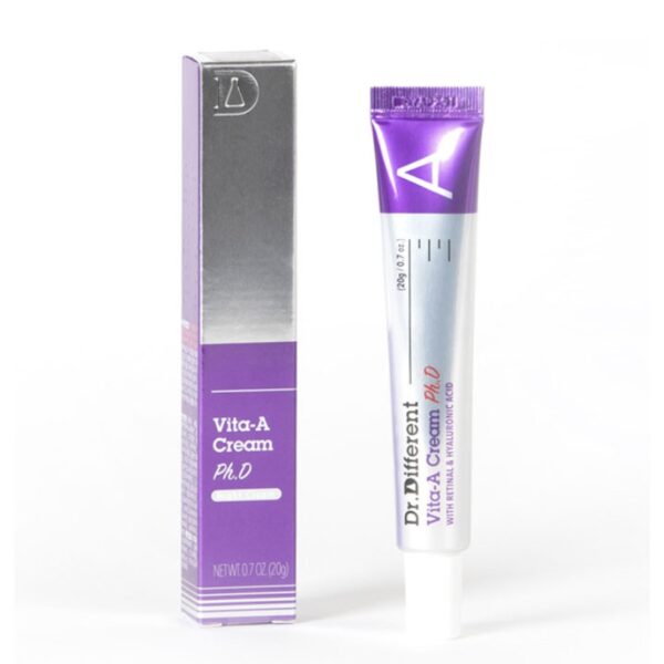 Kem Dưỡng Dr.Different Vita-A Cream Ph.D Retinal 0.12% - Image 2