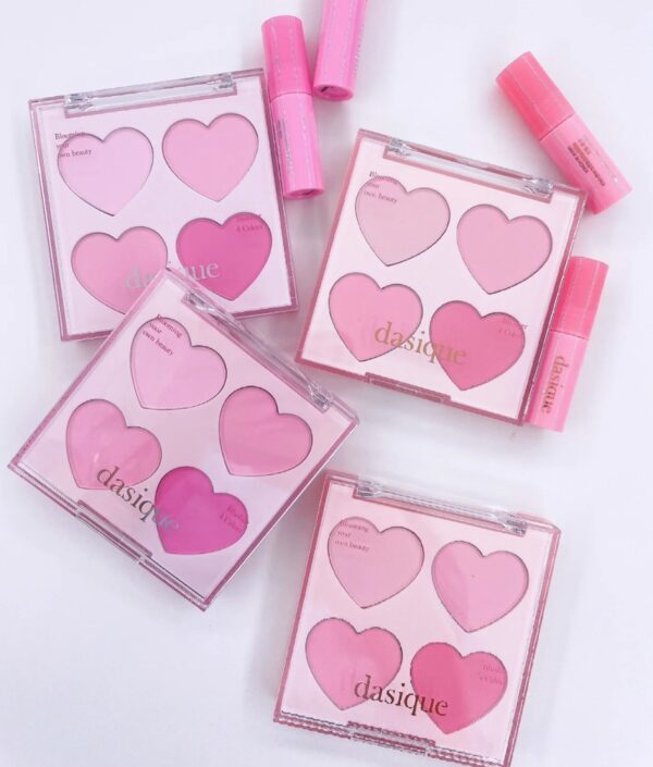 Má Hồng Dasique Blending Mood Cheek 4 Ô Sweet Heart Edition - Image 4