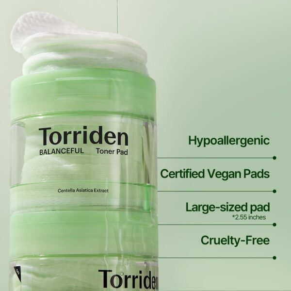 Toner Pad Torriden Balanceful Centella 60 Miếng 180ml - Image 4