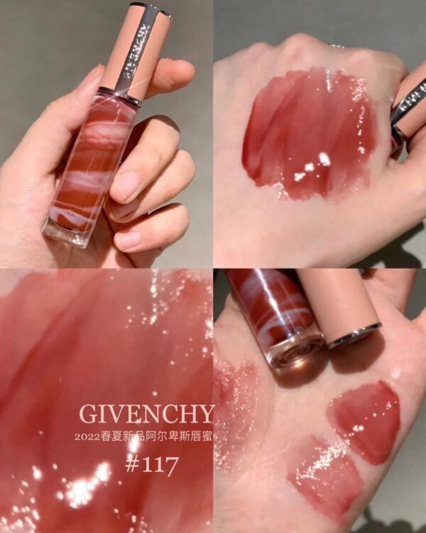 Son Dưỡng Givenchy Rose Perfecto Liquid - 117 Chilling Brown - Image 3