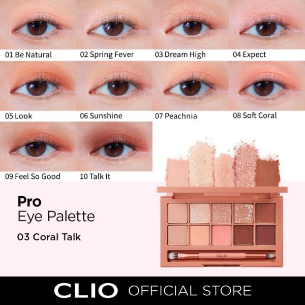 Bảng Mắt Clio Pro Eye Coral Talk - Image 5