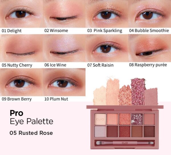 Bảng Mắt Clio Pro Eye Rusted Rose - Image 2