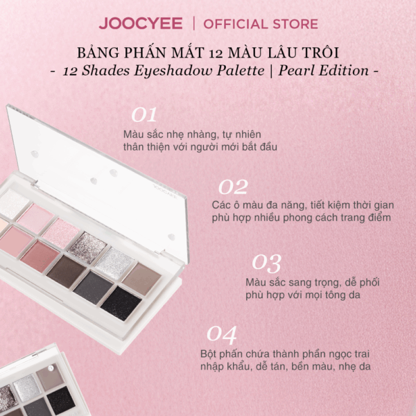 Bảng Mắt JOOCYEE Limited The World Is My Oyster 12ô - Image 5