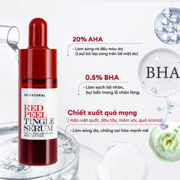 Serum So’Natural Red Peel Tingle 11ml - Image 2