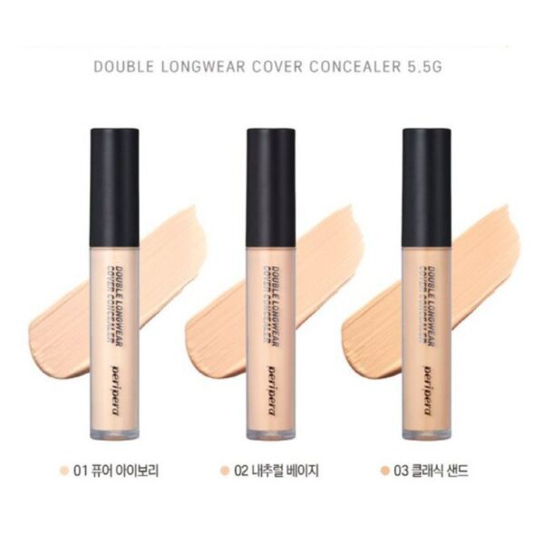 Che Khuyết Điểm Peripera Double Longwear Cover Concealer - Image 9