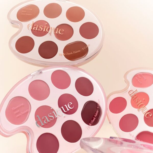 Bảng Son Má Hồng Dasique Mood Painting Lip & Cheek 9 ô 71g - Image 5