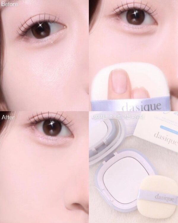 Phấn Nén Dasique Soft Cotton Powder 4g - Image 4