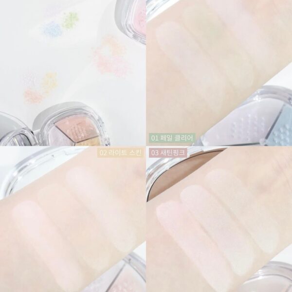 Phấn Phủ Đa Sắc Wakemake Stay Fixer Multi Color Powder 4g - Image 2