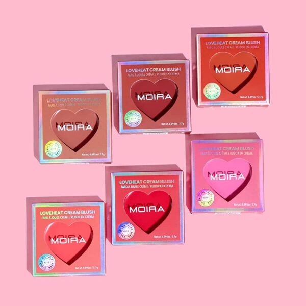 Má Hồng Kem Moira Loveheat Cream Blush 2.7g - Image 2