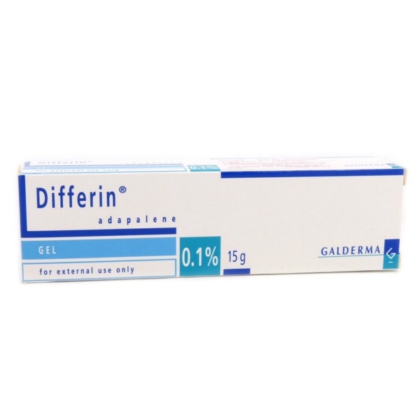 Gel chấm mụn Differin Mỹ hộp trắng