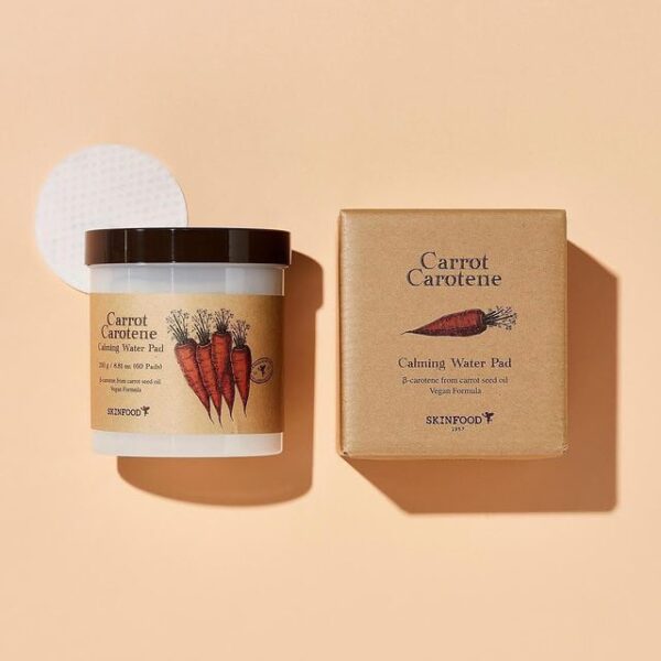 Toner Pad SKINFOOD Cà Rốt Carotene 60 Miếng 250g - Image 3