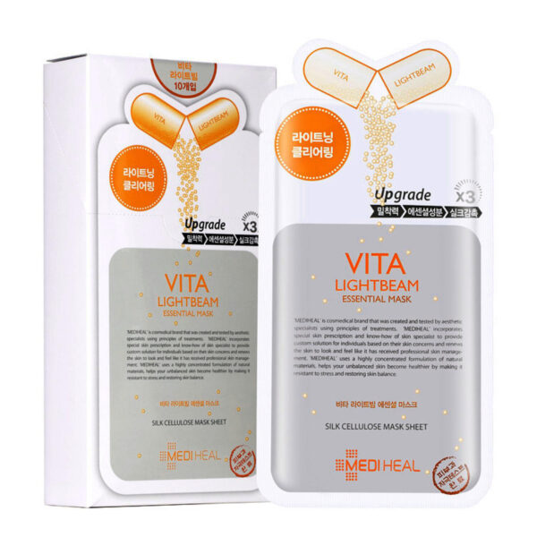Mặt Nạ Mediheal Vita Light Beam Essential Mask EX 5 Miếng - Image 5