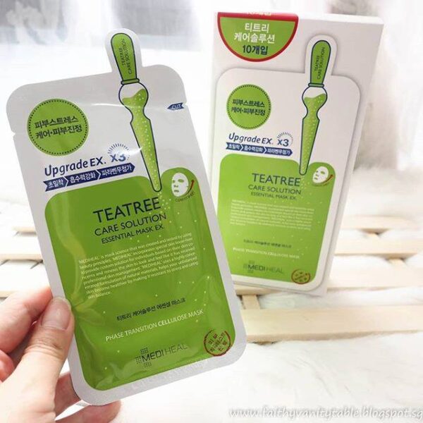 Mặt Nạ Mediheal Teatree Care Solution Essential Mask EX 5 Miếng - Image 9