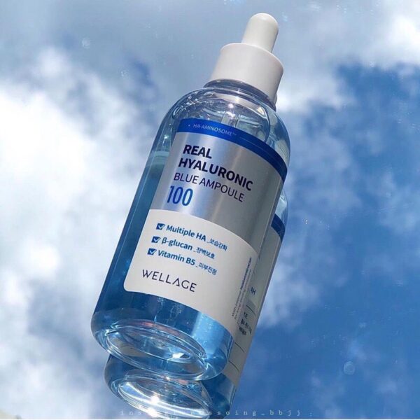 Serum Wellage Real Hyaluronic Blue Ampoule 100 - Image 3