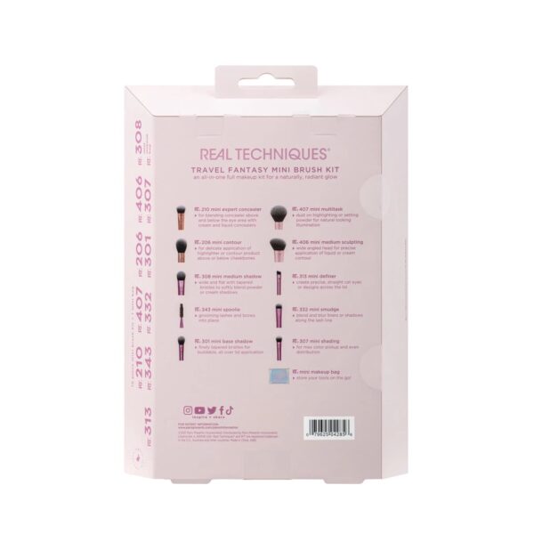 Bộ Cọ Real Techniques Travel Fantasy Mini Brush Kit 10 Cây - Image 2