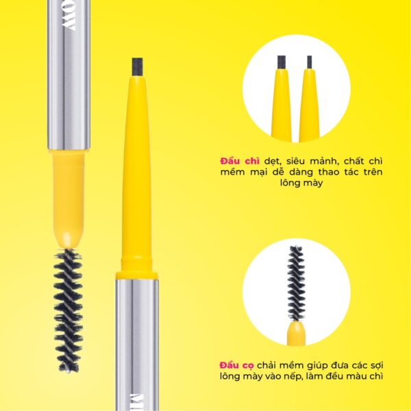 Chì Kẻ Mày Lemonade Micro Eyebrow 0.1g - Image 3