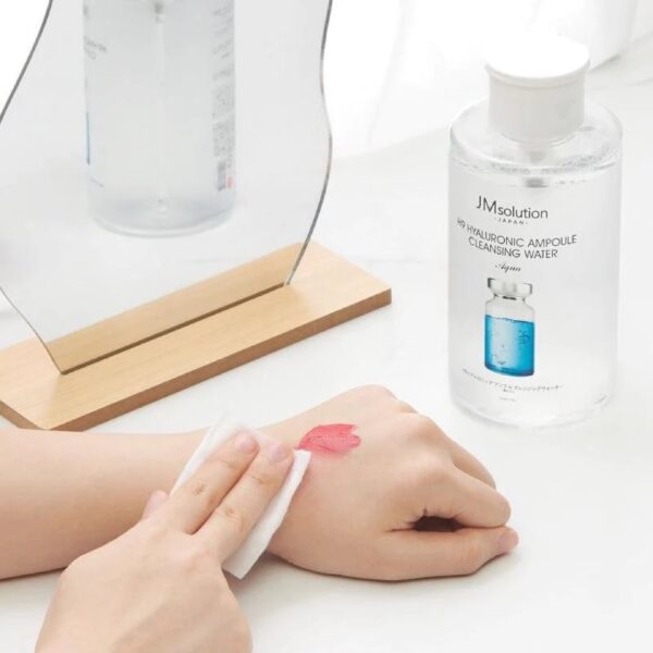 Tẩy Trang H9 Hyaluronic Ampoule JM Solution 500ml - Image 4