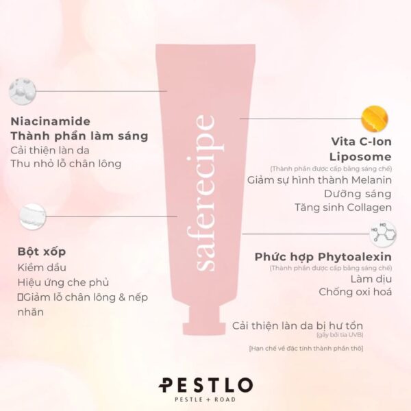 Kem Chống Nắng Pestlo Saferecipe Tone Up SPF50 50ml - Image 4